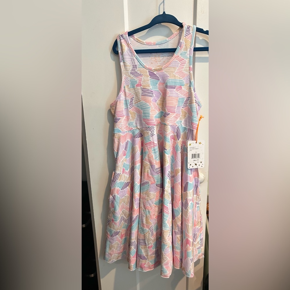 Brand new with tags EGG New York rainbow dress size 7Y